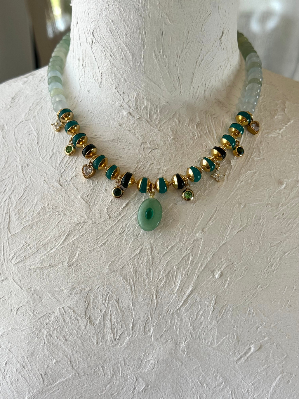 Collana con Ciondoli di Giada