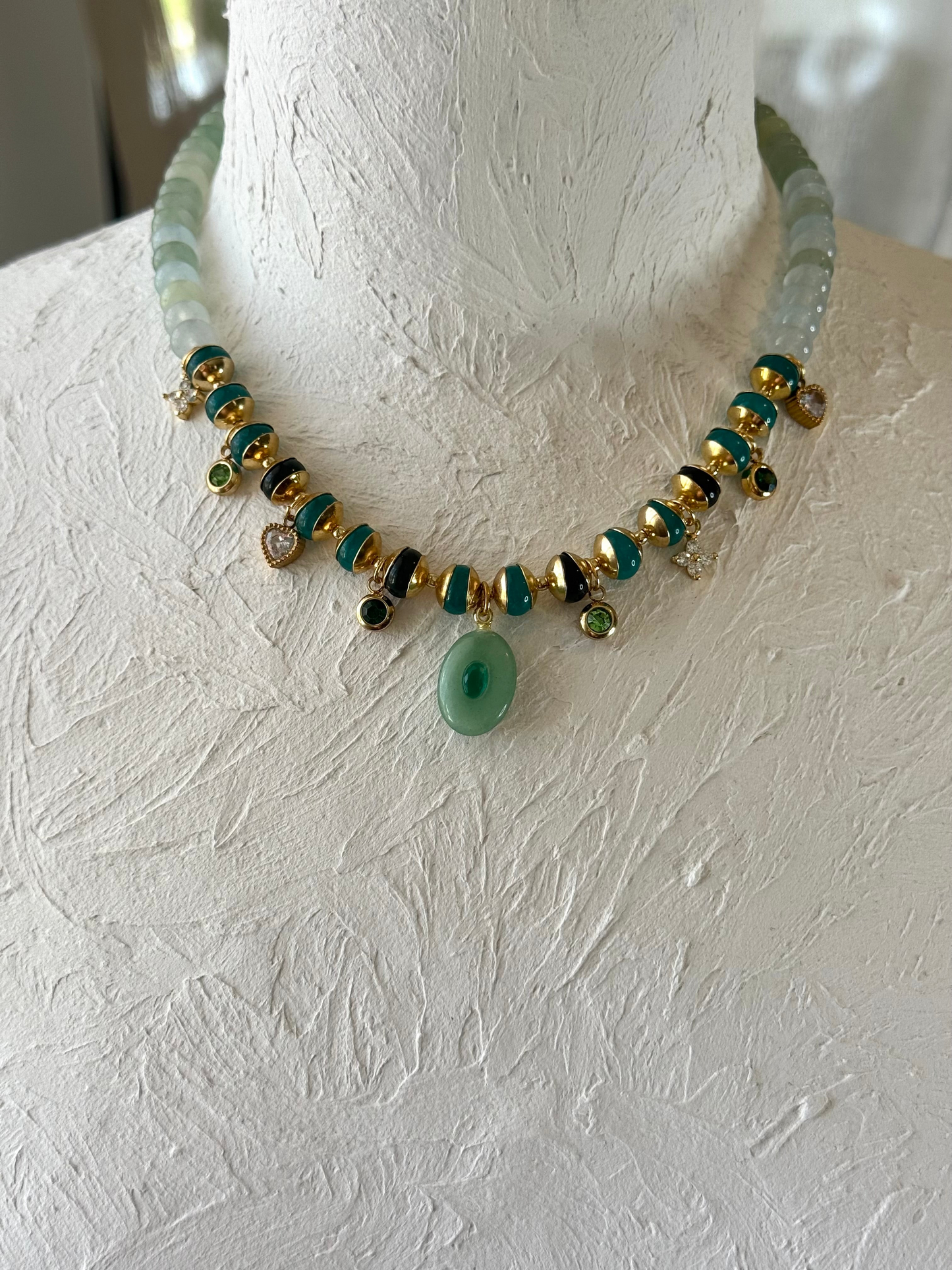 Collier Charms Jade