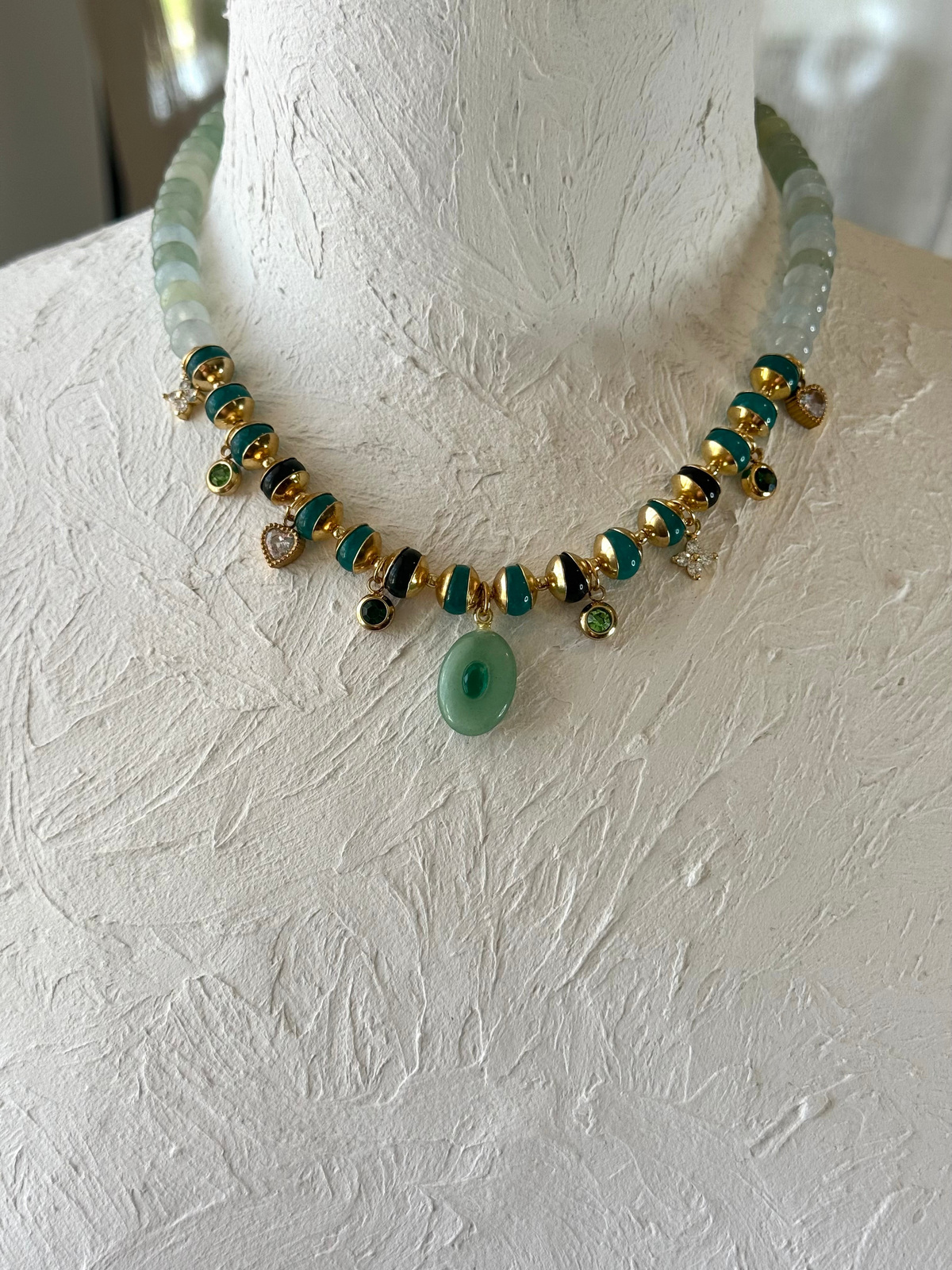 Collana con Ciondoli di Giada