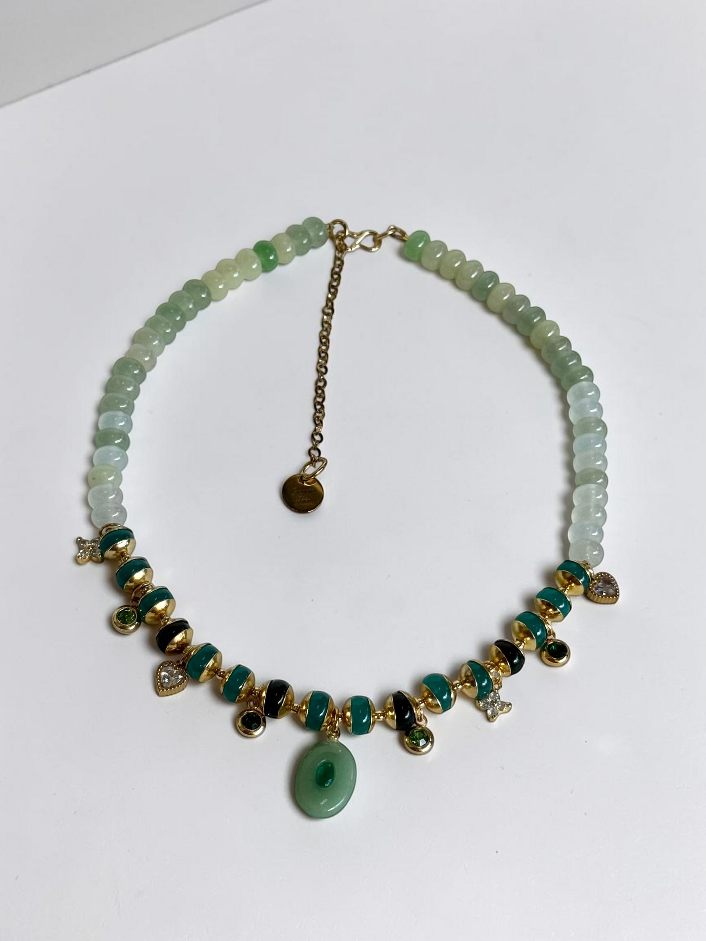Collier Charms Jade