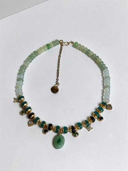 Collier Charms Jade