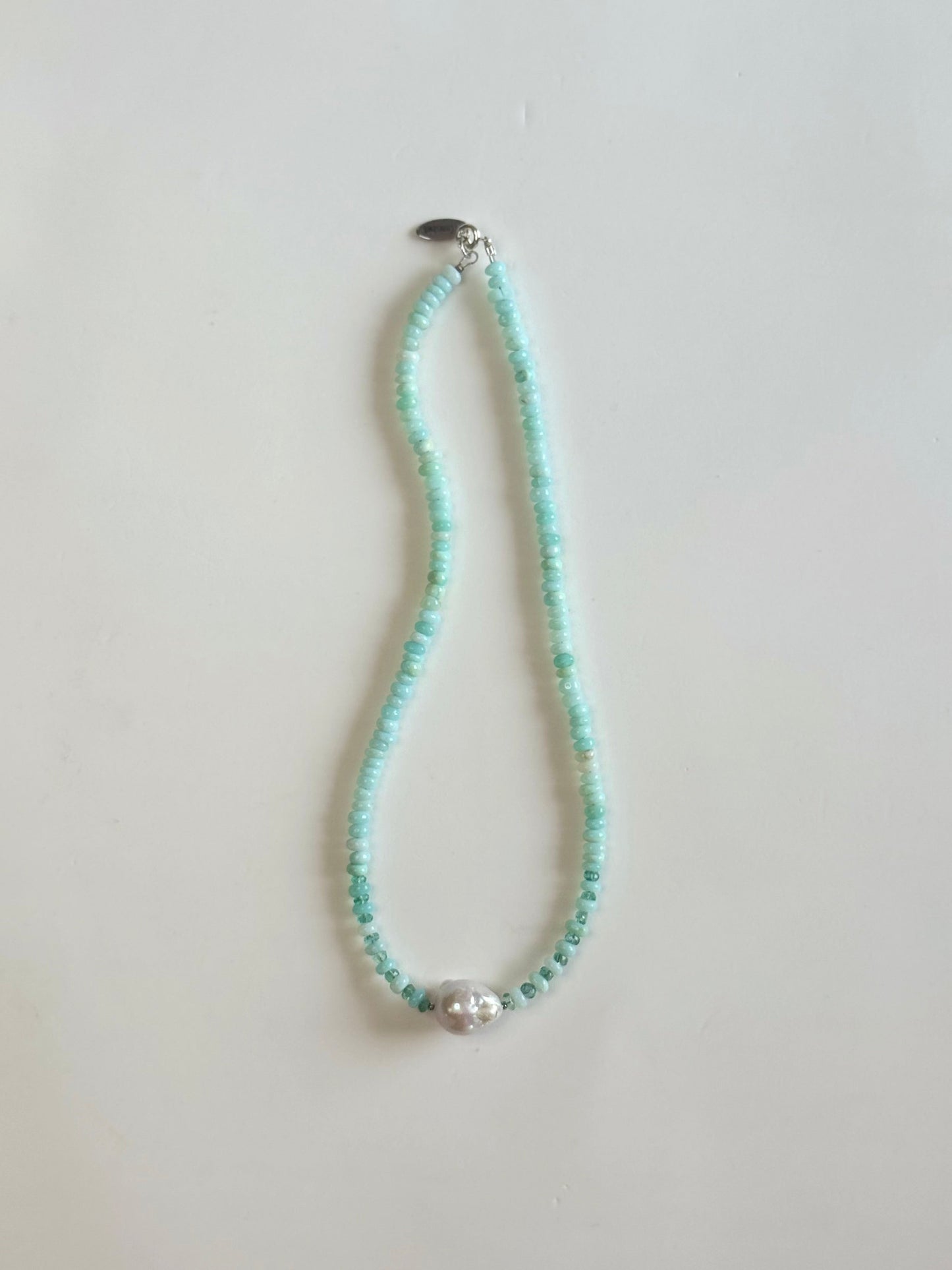Perle baroque, Opale & Apatite
