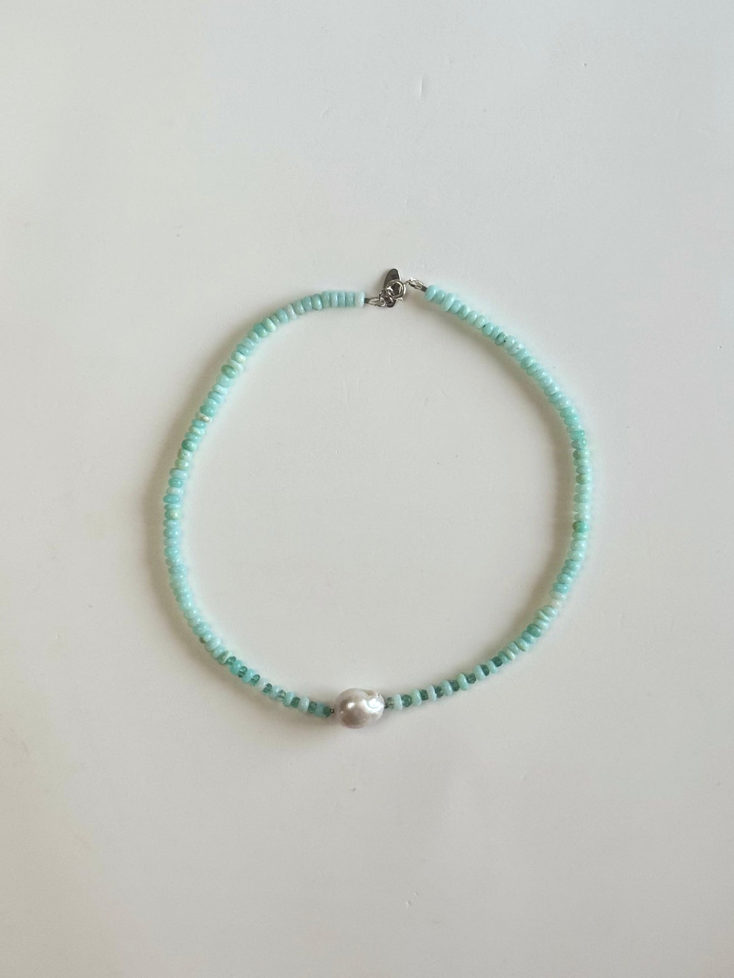 Perle baroque, Opale & Apatite