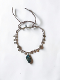Collana Labradorite su seta