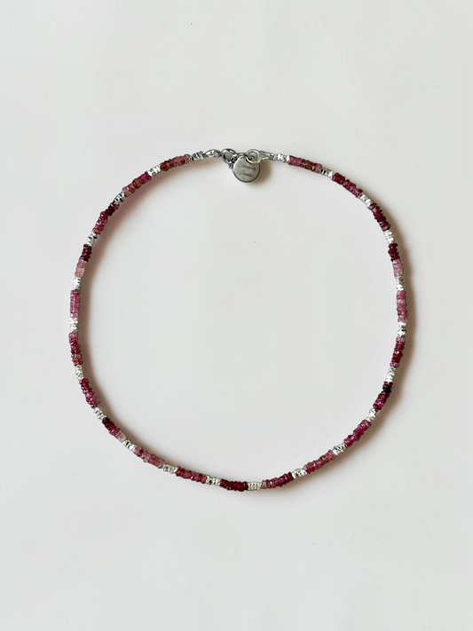 Collier Rubellite — La tendresse rayonnante