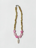 Collana Apatite gialla e Calcedonio — La dolcezza che avanza