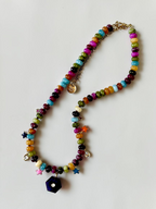 Collana Charms Giada e Ametista — La saggezza del cuore risvegliato