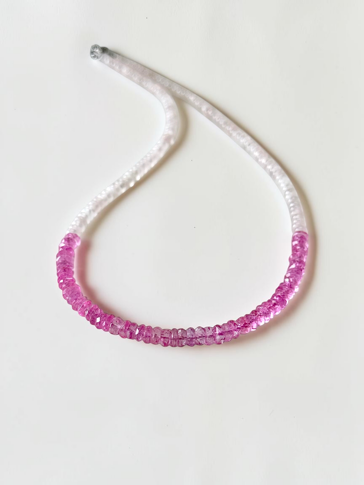 Collier Topaze & Quartz rose — La douceur infinie