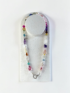 Collana multi pietre preziose e perle d'acqua dolce — Il grande raduno