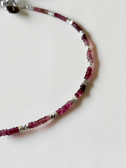 Collier Rubellite — La tendresse rayonnante