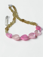 Collana Apatite gialla e Calcedonio — La dolcezza che avanza