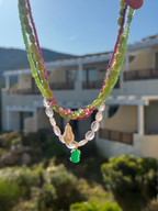 Collana MultiQuarzo e Giada — La saggezza del cuore