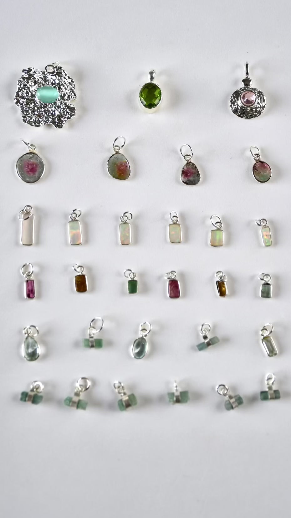 Pendentifs argent 925 & pierres naturelles