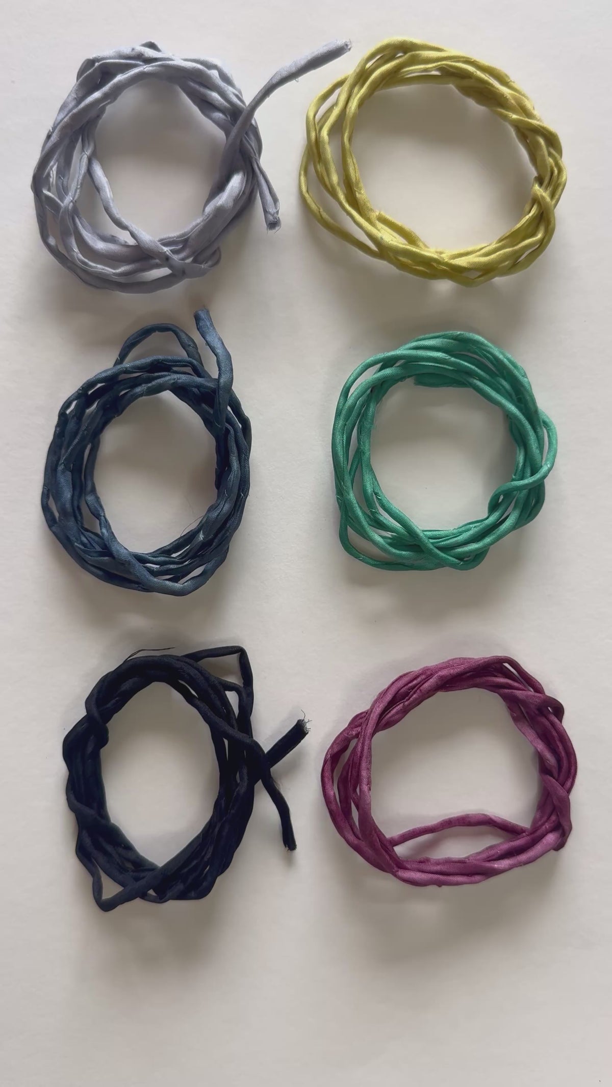 Cordoncini di seta
