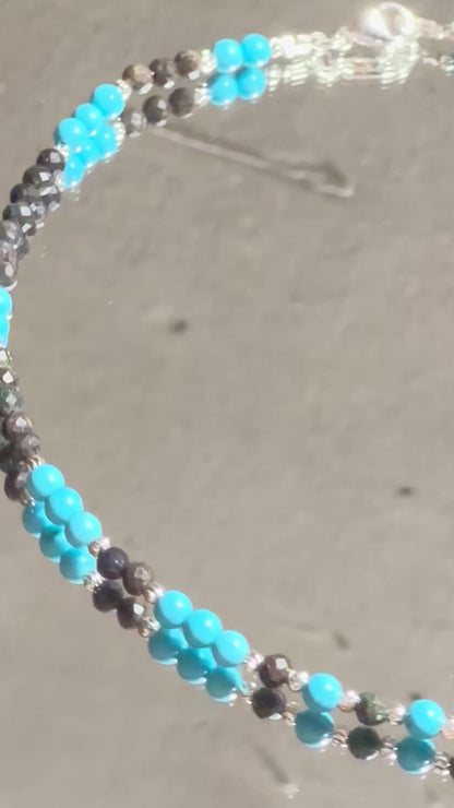 Collier Opale & Turquoise