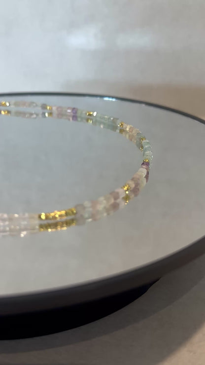 Collier Fluorite — La pierre des sages et des initiés