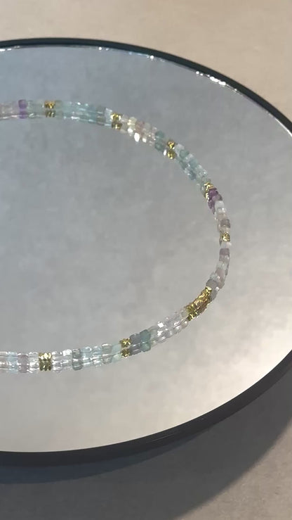 Collier Fluorite — La pierre des sages et des initiés