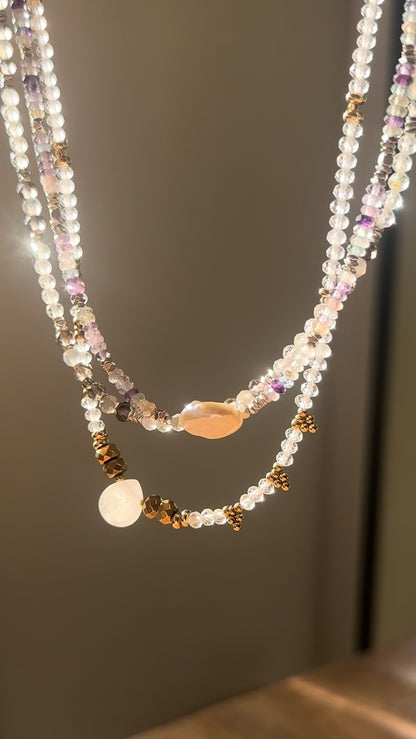 Collier Cristal de Roche – Clarté et vibration