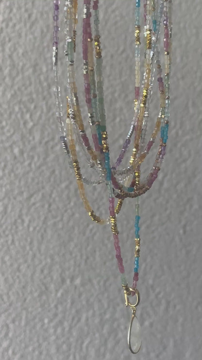 Collier Aigue-Marine