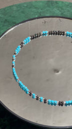 Halskette Opal & Türkis